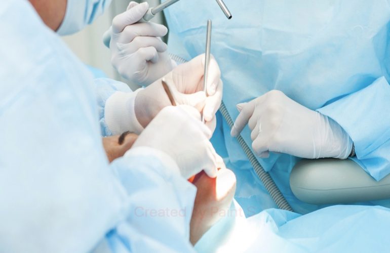 imagen de cirugia oral clinica dental Premià